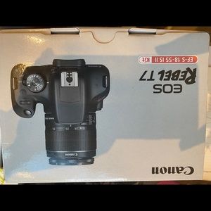 Brand new canon camera. EOS T7,